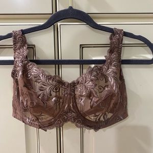 SOMA SENSUOUS LACE Unlined Bra 34DD Excellent Condition